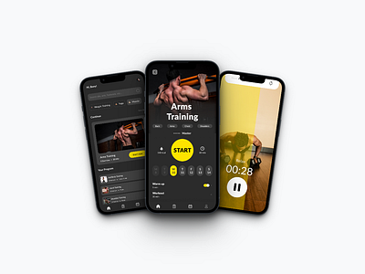 MoveFlex Fitness Mobile Apps branding graphic design mobile mockup ui ux