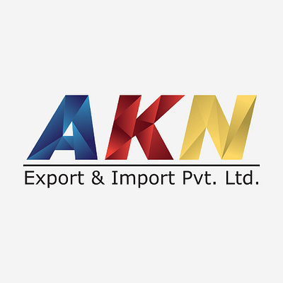 AKN Exports and Imports Website Design logo design
