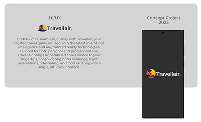 Travellair - The Tourist App agumented agumented reality ai andriod app artificial intellegence branding flight booking app food delivery app graphic design hotel booking app illustration logo mobile app ride booking app tourist traveller app travelling typography ui ux