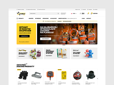 Carblix B2B e-commerce design figma portfolio product ui ux webdesign