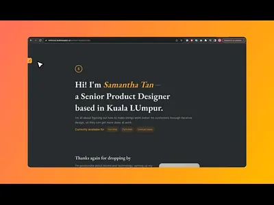 Ohhh.cool - Web profile builder v1.0 app bubble nocode ui ux webapp