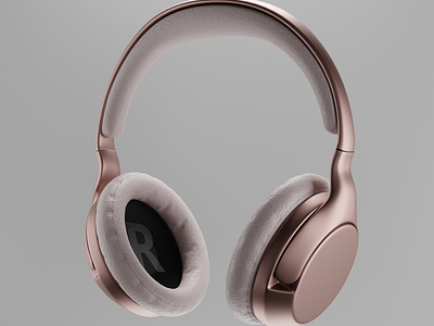Headphones 3d blender cush cycles design headphones render