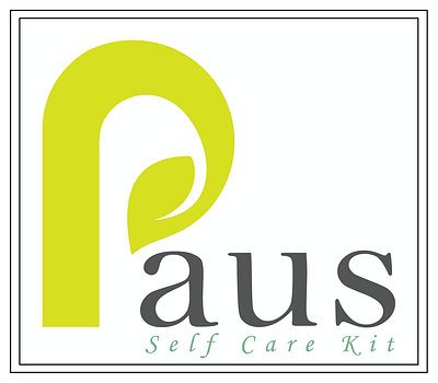 Logo for a self care kit app beautyandwellness branding graphic design logo typography