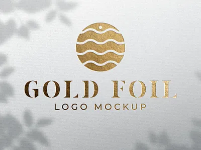 Free Gold Logo Mockup PSD free free mockup freebies gold logo logo mockup mockup mockup design mockup psd product design psd mockup