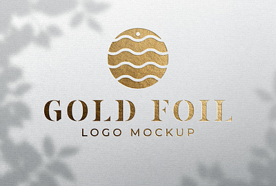 Free Gold Logo Mockup PSD free free mockup freebies gold logo logo mockup mockup mockup design mockup psd product design psd mockup