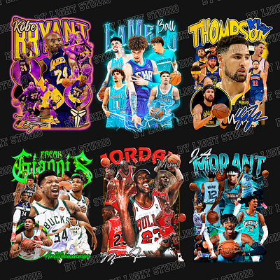 Pack Basketball Designs [Bootleg Design] bootleg bootleg design bootleg tshirt branding design graphic design illustration rap tee ui