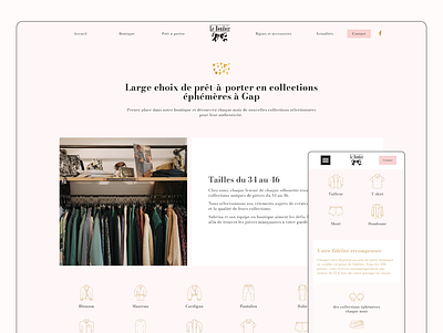 Women's store website design figma ui webdesign websitedesign