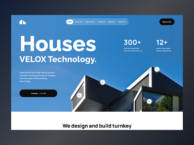 Web UI book build building company design home house landing main ui ux web