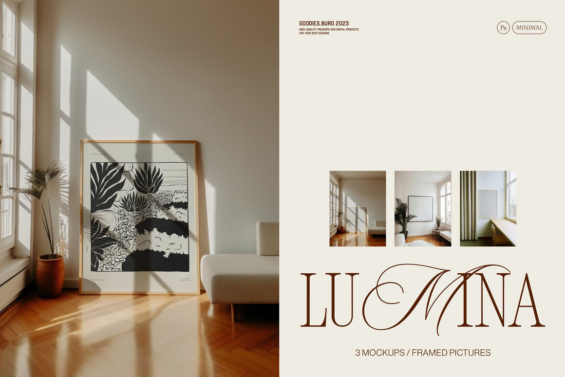 Lumina Framed Picture Mockup Bundle banner mockup elegant mockup framed mockup minimal mockup mockup mockup bundle picture mockup poster mockup poster mockup bundle stylish mockup urban mockup
