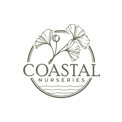 Coastal Nurseries Logo Design branding logo