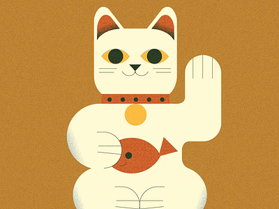 Tick tock … new cat on the block (PSE '24) animals character design editorial grain graphic design illustration