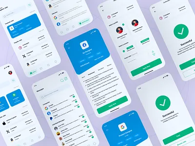 Job Finder App Exploration. app branding career clean design employee job apply job find job find flow job listing job platform job portal job search minimal recruitment ui ux vacancy visual identity work finder
