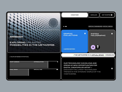 Metaverse - Website Concept abstract blog cms concept design landing page metaverse minimalist modern portfolio technology ui ux web web design webdesign website