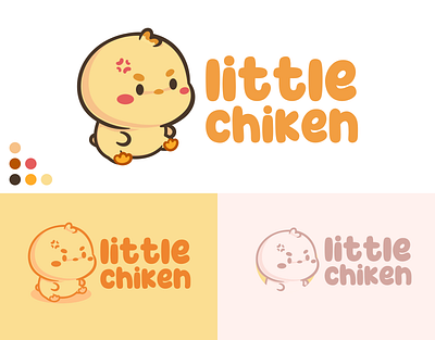 Little Chicken Mascot Cartoon branding cartoon design graphic design illustration logo vector