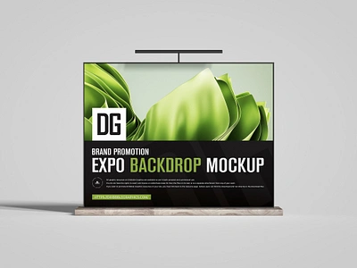 Free Expo Backdrop Mockup backdrop mockup