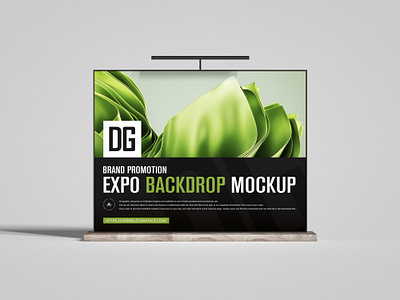 Free Expo Backdrop Mockup backdrop mockup