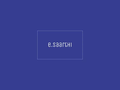 Logo Design E-Saarthi- Sales App branding graphic design logo typography vector visual