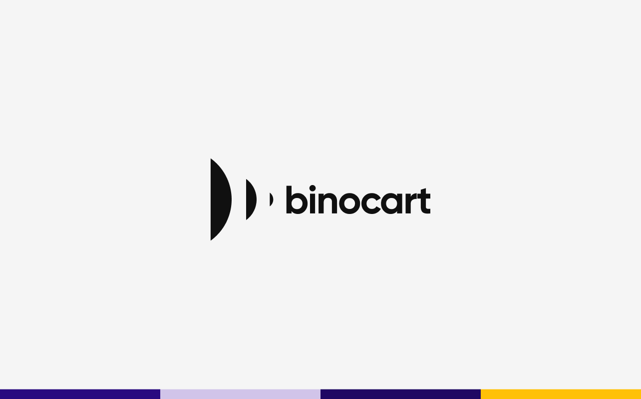 Logo design for Binocart, a binocular e-commerce company branding graphic design logo