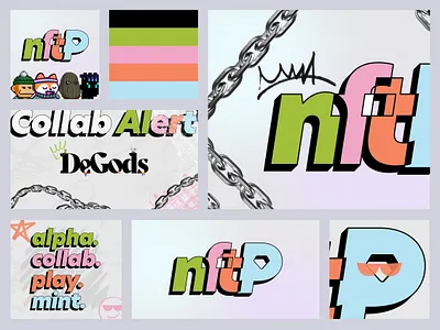 NFT P - A Community first DAO bitcoin blockchain branding crypto ethereum graphic design identity design illustration logo nft solana vector