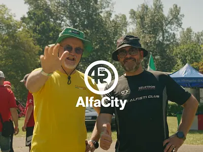 AlfaCity Branding alfa romeo brand identity branding car community design festival graphic design illustration logo people visual design