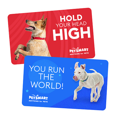 Digital Gift Cards for PetSmart cat digital design dog gift cards grain illustration pet industry pets photography retail texture vector