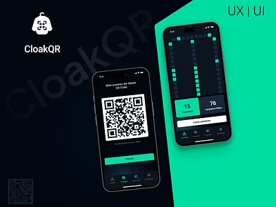 CloakQR | Cloakroom app branding business productivity cloakqr cloakroom management system cloakroomapp costumer convinience logo mobile app design orcodescanning productivity app restaurantapp smartcloakroom staff eficiency ui userfriendlyapp ux design