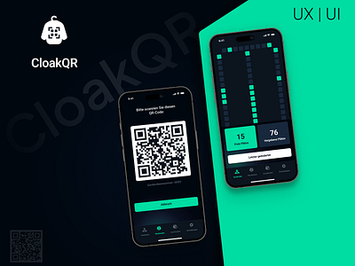 CloakQR | Cloakroom app branding business productivity cloakqr cloakroom management system cloakroomapp costumer convinience logo mobile app design orcodescanning productivity app restaurantapp smartcloakroom staff eficiency ui userfriendlyapp ux design