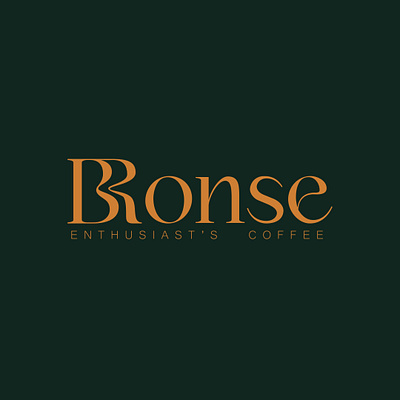 Bronse Coffee branding design graphic design logo social media typography vector