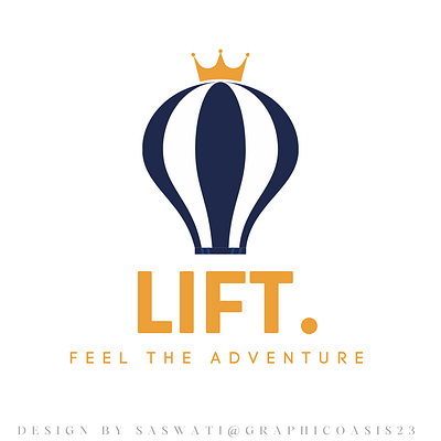 a logo featuring a hot air balloon challenge