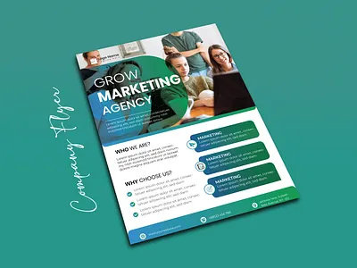 Agency flyer design honeymoon