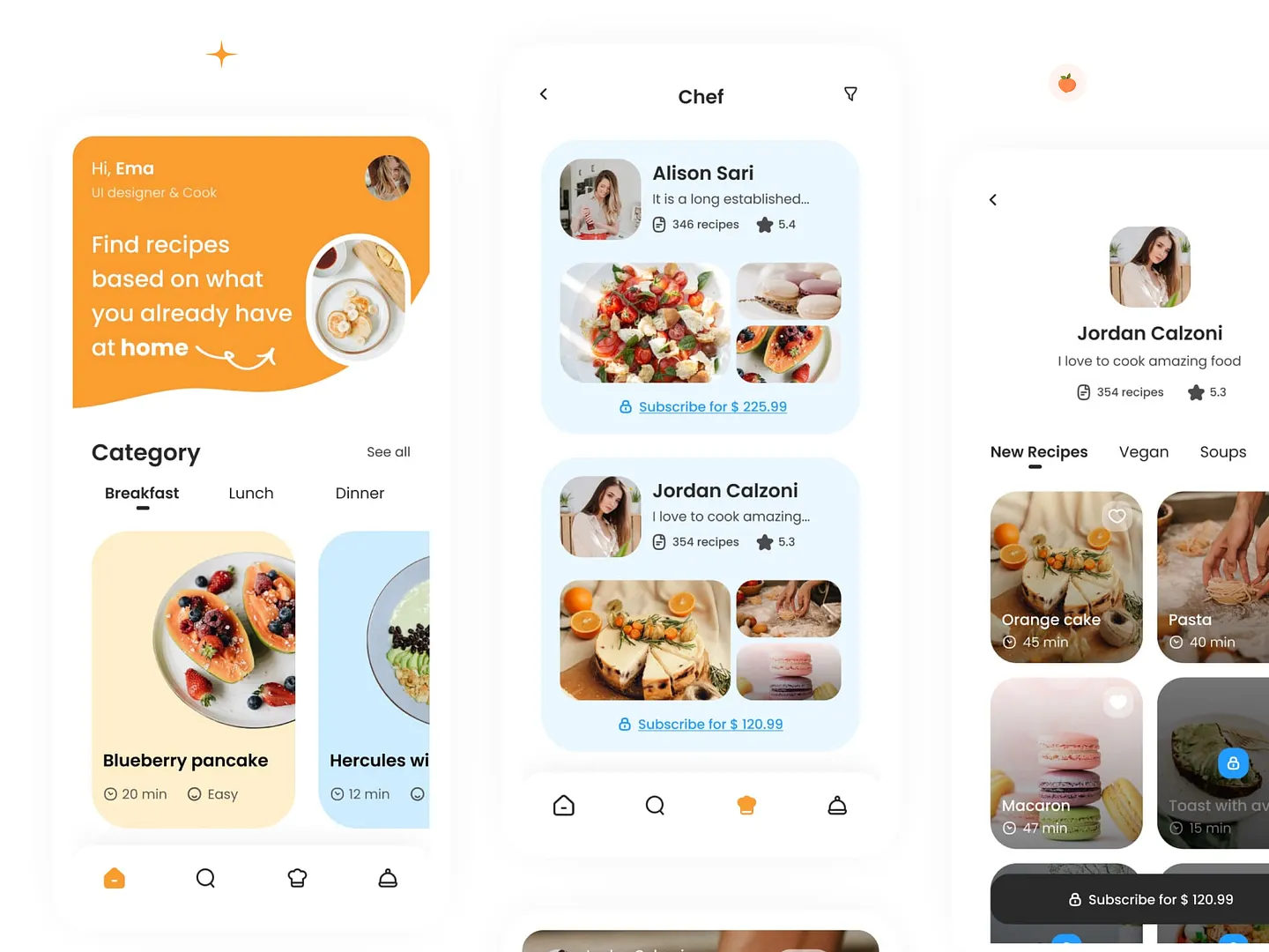 Delicious Food Blog Website Design: A Recipe App for Culinary Enthusiasts