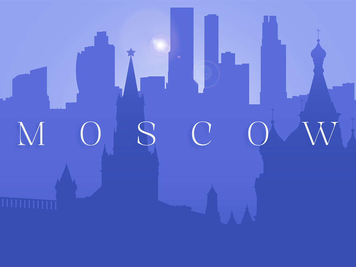 Moscow City Skyline Silhouette designs, themes, templates and ...