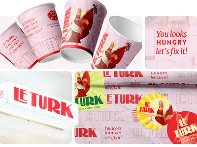 Le Turk Cafe Identity 23 branding cafe cups fastfood graphic design identity logo london packagedesign turkey