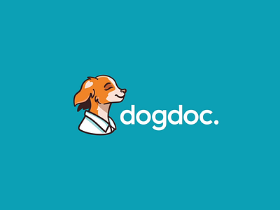 DOGDOC - Logo animation 2d 2d animation 2d motion after effect animation branding custom animation design dog dogdoc flat illustration logo logo animation motion graphics ui veterinary clinic