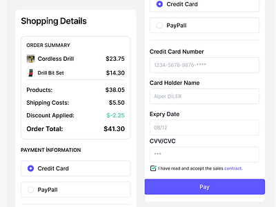 Credit Card Checkout Page 002 checkout credit card credit card checkout daily daily ui 002 ui
