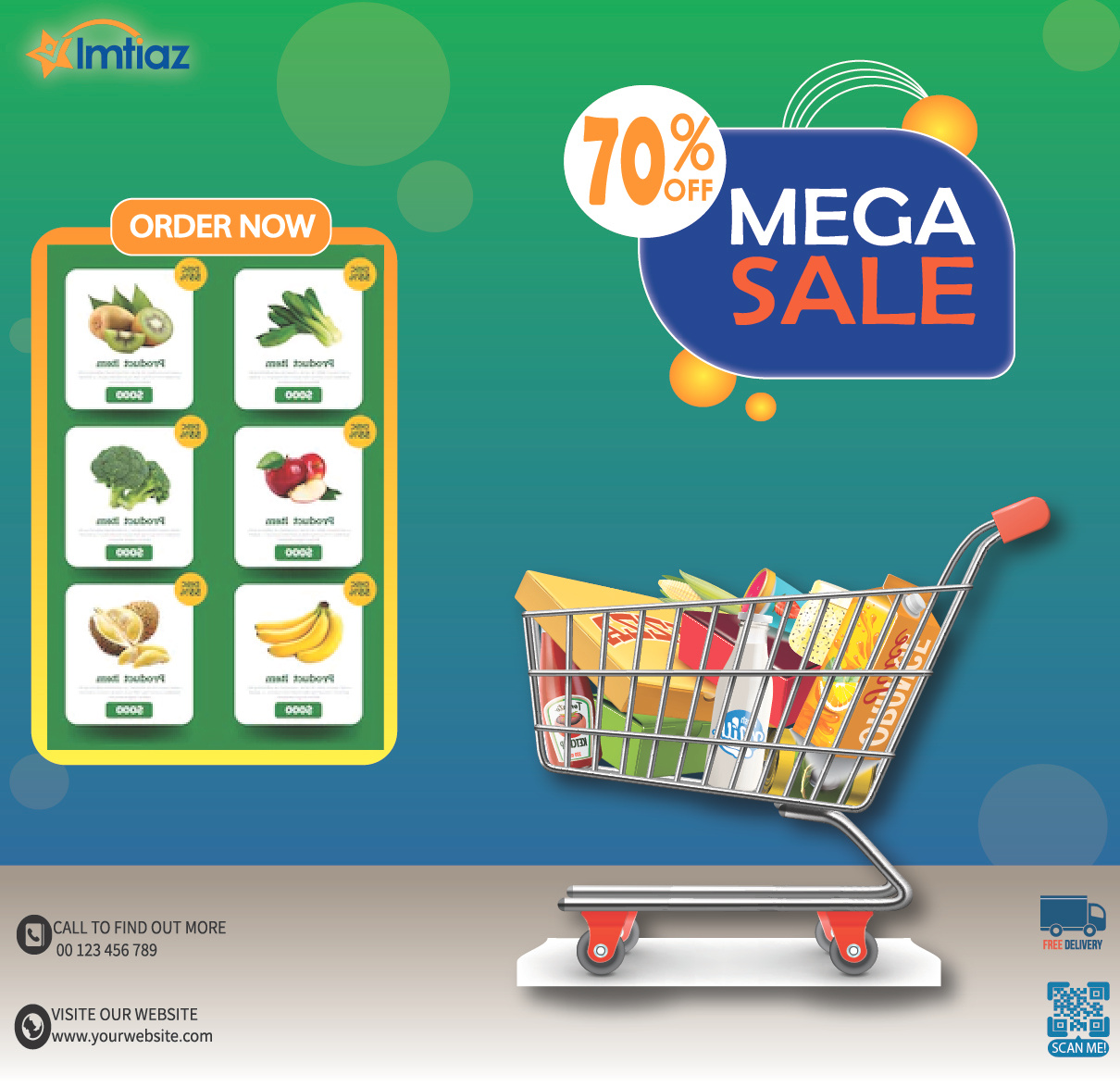 Imtiaz Mart Mega Sale Poster by sandal seemab on Dribbble