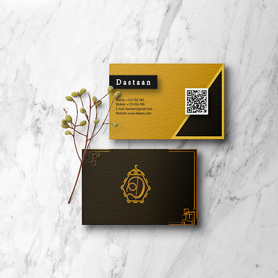 Dastaan Business Card branding graphic design