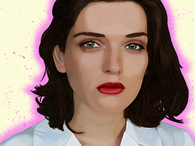 Caroline Hartig Portrait Fanart by Oz Galeano actress art arte caroline hartig color design dibujo digitalart drawing fanart illustration movie ozgaleano painting portrait retrato