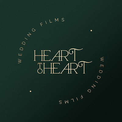 Heart to heart design graphic design logo