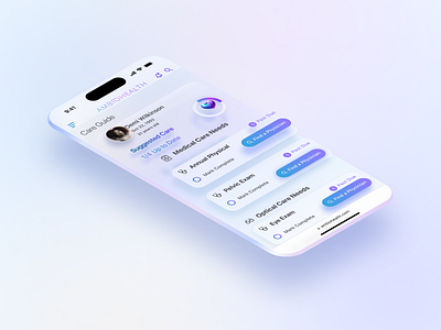 AmbioHealth - Your Health. Your Way. branding case study dashboard guide health healthcare layers mobile product design research ui ux visual design