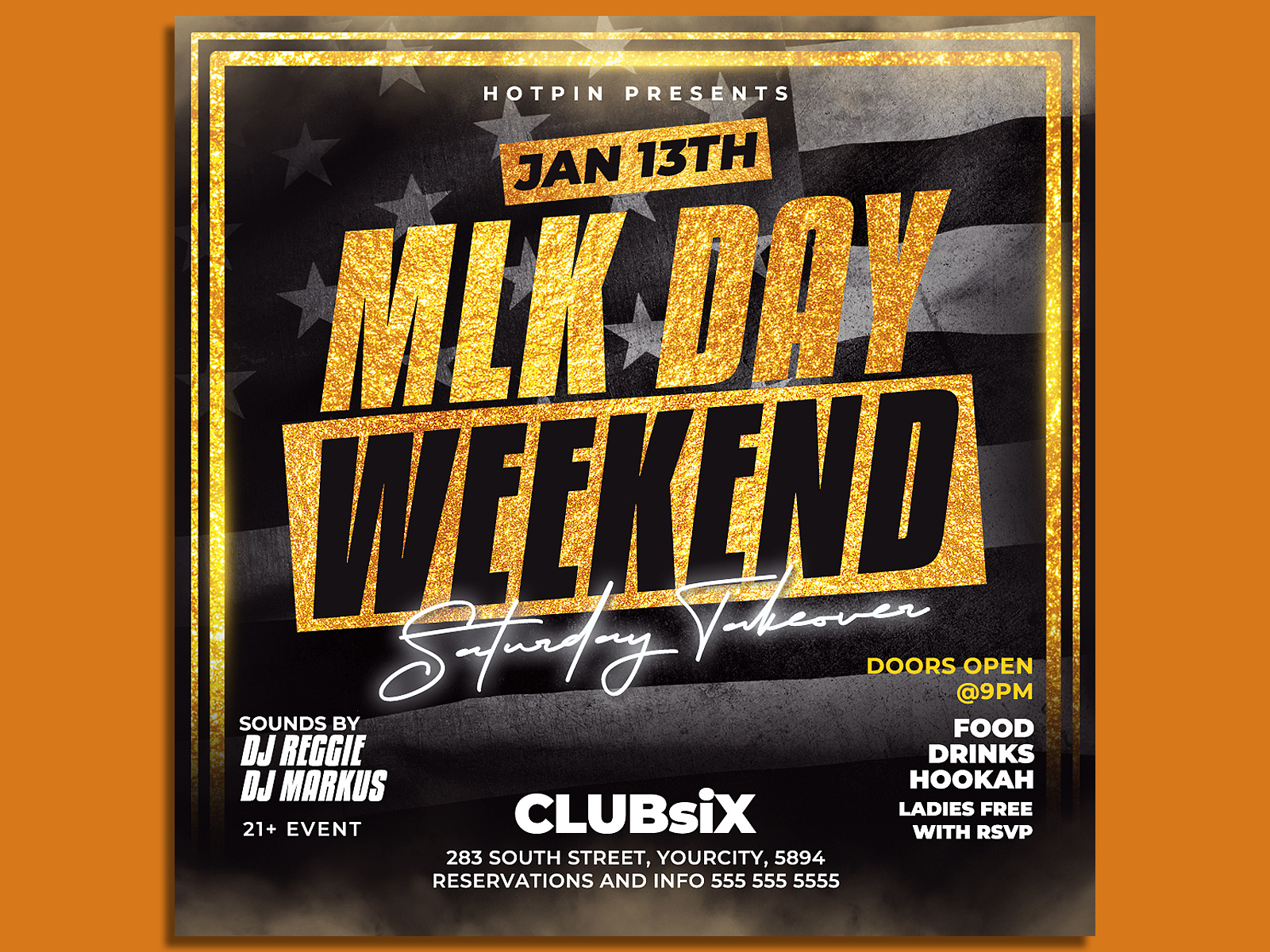 MLK Weekend Flyer Template by Hotpin on Dribbble