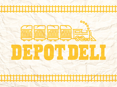 Depot Deli branding graphic design illustration logo