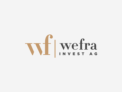 WEFRA Invest AG agritulture logo brandidentity branding design flat graphic design icon illustration lettermark logo logodesigner monogram ui vector