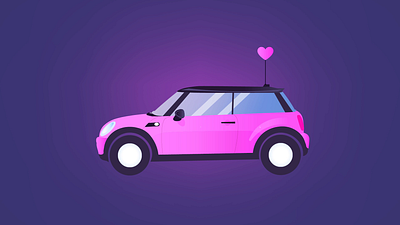 MINI COOPER aftereffects animation branding cartoon cute design graphic design illustration motion graphics