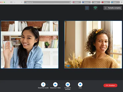 Terapify video conferencing helthcare ui ux videocall