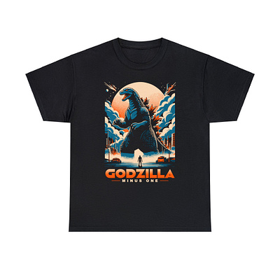 Godzilla Minus One Shirt apparel design godzilla minus one 2023 godzilla minus one apparel godzilla minus one chothing godzilla minus one movie godzilla minus one shirt graphic design illustration shirt