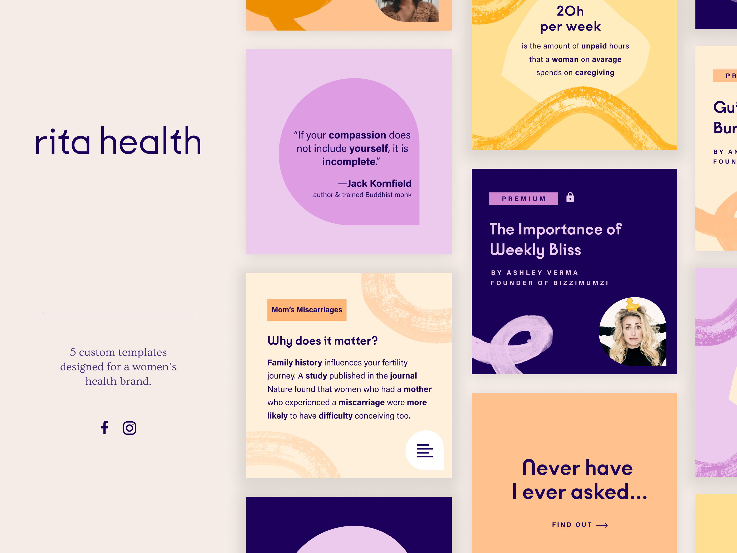 Social Media Templates branding figma graphic design social media