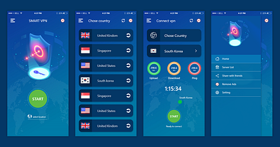 VPN Application UX & UX