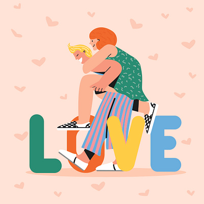 Love design graphic design illustration vector