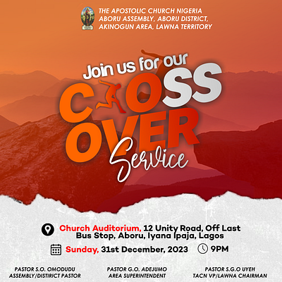 Cross Over Service 3d branding graphic design logo